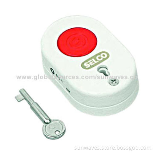 Fire-proof Panic Button, Made of ABS Material, 30V at 1.0A